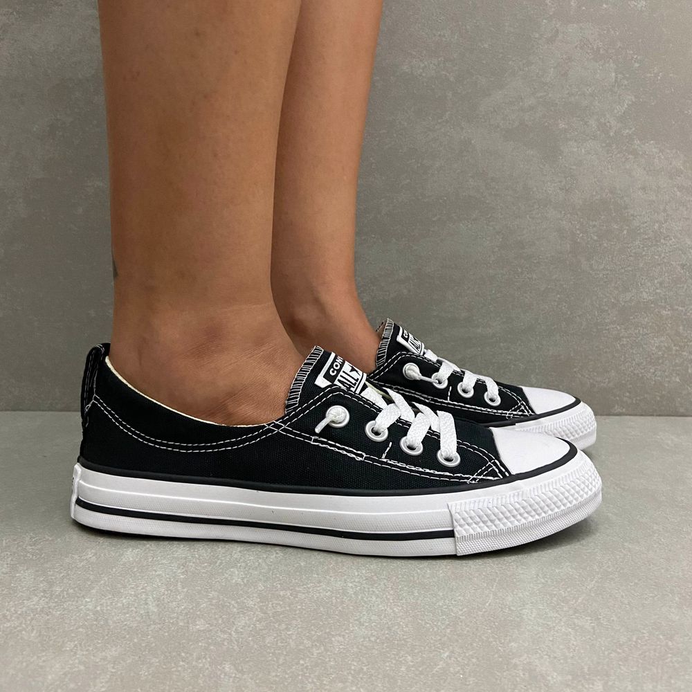 Tênis All Star Converse Feminino Meia Calce Fácil Preto