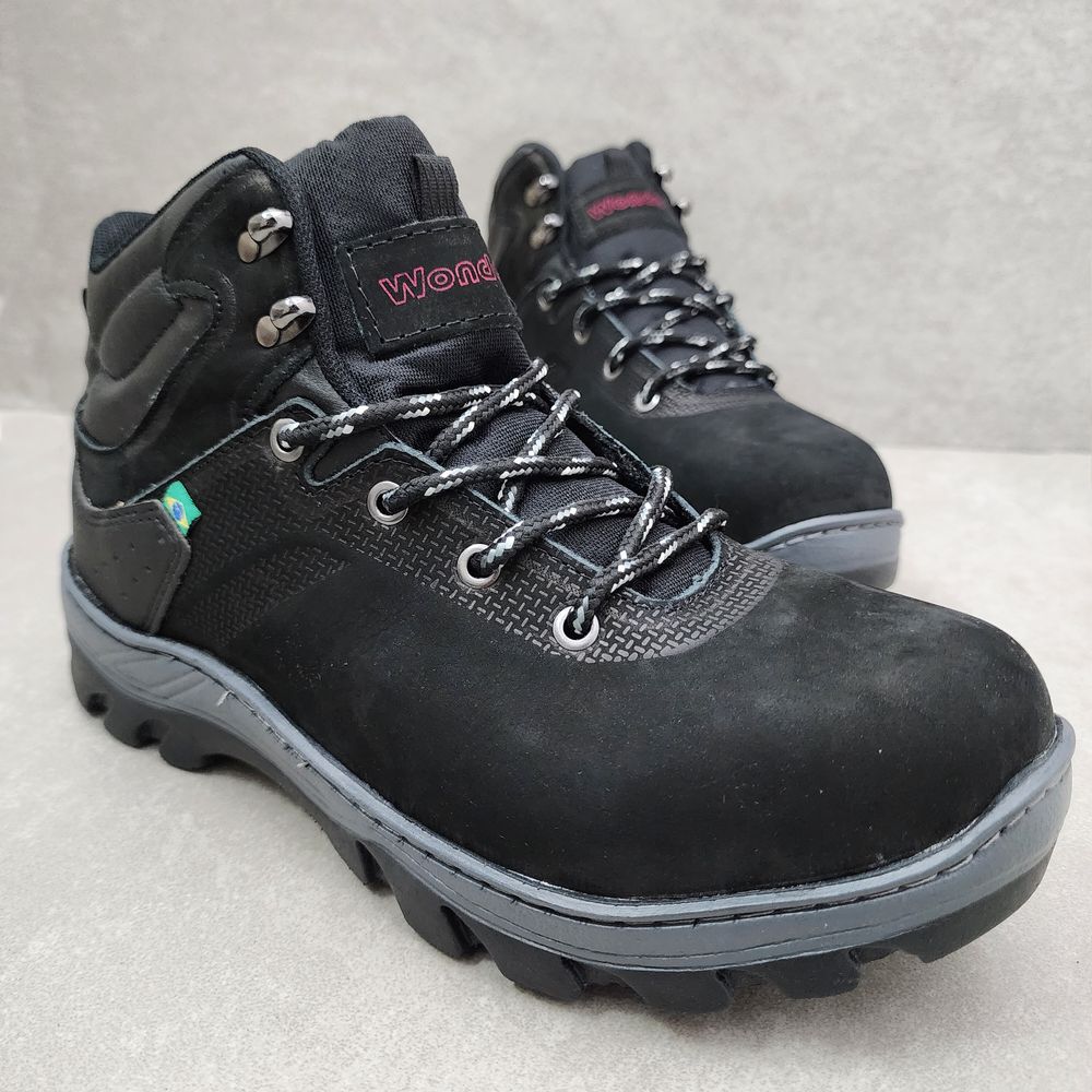 Bota Adventure Wonder Masculina Em Nobuck - Preto - Vanda Calçados