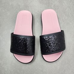 2352100-tamanco-molekinha-gaspea-slide-glitter-preto-vandinha1