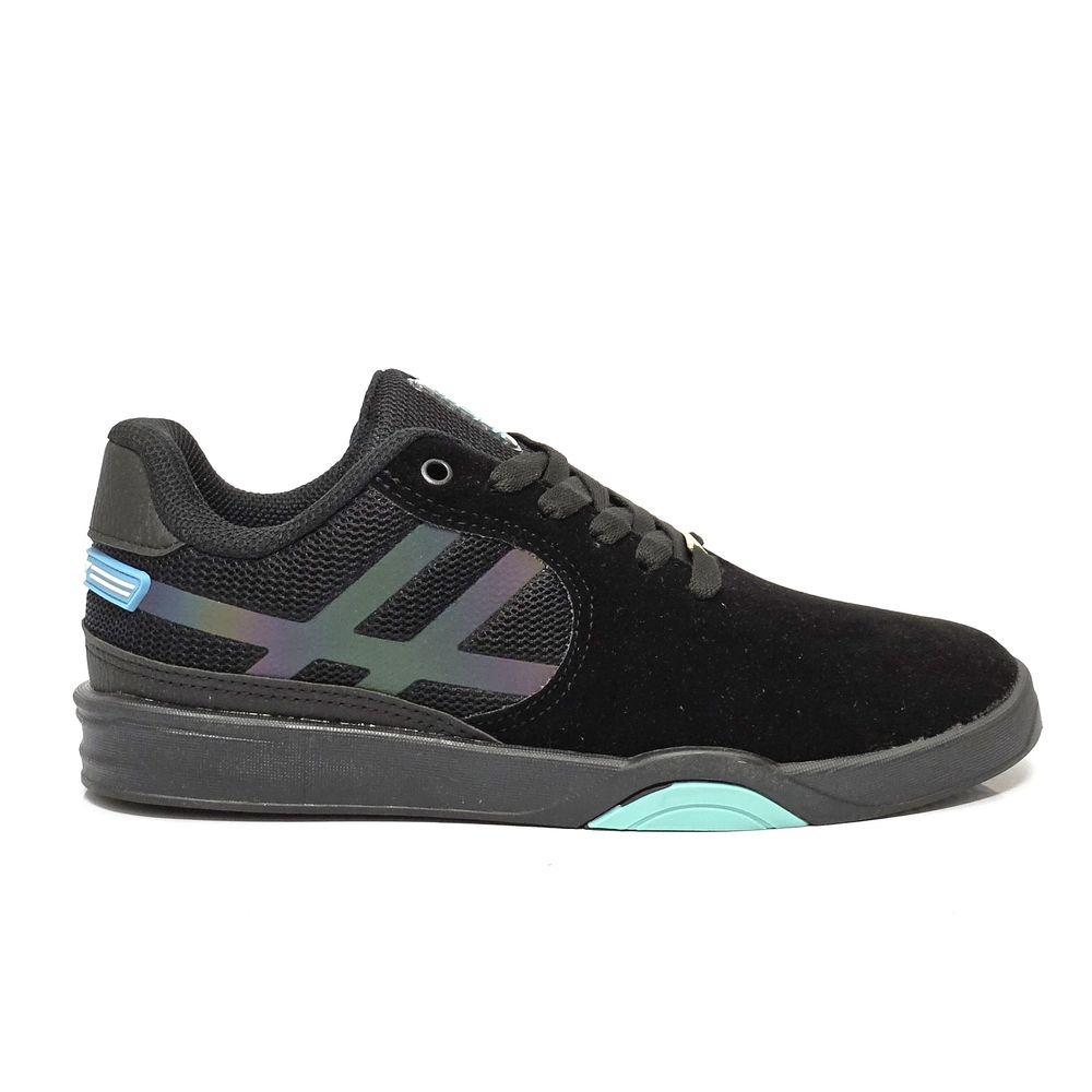 v411-tenis-masculino-adulto-skate-casual-ous-camurca-preto-verde-vandacalcados--1-